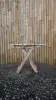 Product image 5 of the product “Folding table in shape of fish, made of wood. 33cm Height. White painted top. ”